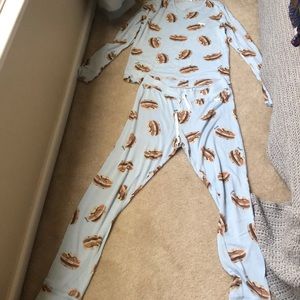 PINK Sleepwear Pancake PJ Set